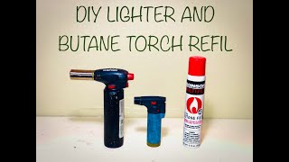 How To Refill Lighter and Butane Torches DIY [upl. by Debby]