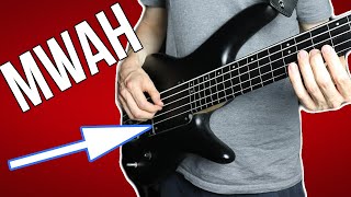 Fretless Bass Sound How to Get The MWAH Sound [upl. by Goodrow906]