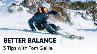 HOW TO SKI STEEPER SLOPES  3 Tips For Better Balance [upl. by Nnov]