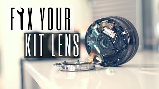 Sony 1650mm Kit Lens Disassembly Tutorial [upl. by Ulrich]