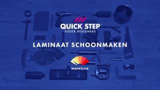 Een laminaatvloer schoonmaken  QuickSteptutorial [upl. by Nerwal]