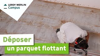 Comment déposer un parquet flottant  Leroy Merlin [upl. by Einehpets]