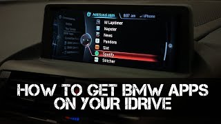 How to Code and Retrofit BMW Apps to your iDrive system [upl. by Treborsemaj]