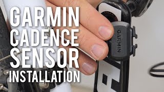 Garmin Cadence Sensor Installation [upl. by Acinyt88]