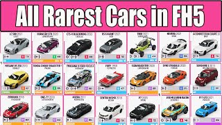 All Rarest Cars in Forza Horizon 5 [upl. by Bilicki]