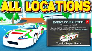 HOW TO FIND ALL 20 PART LOCATIONS in CAR DEALERSHIP TYCOON Scavenger Hunt Event Part Locations [upl. by Shelbi114]