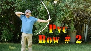 How to Make a 60 lb PVC longbow 2 [upl. by Arocal457]