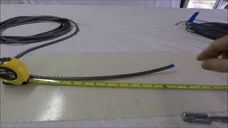 Making Dyneema Sailboat Lifelines [upl. by Ardnaed863]