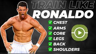 TRAINING LIKE CRISTIANO RONALDO  Full WorkoutStrength Routine [upl. by Mathian282]