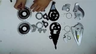 Rollerbrakes bicycle  fast assembly type IM55 [upl. by Lerrud914]