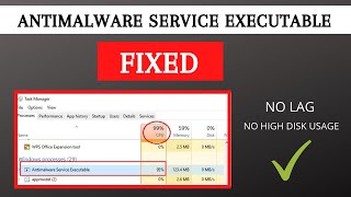 Solved Antimalware Service Executable High Disk Usage Windows 10 2023 [upl. by Arul]