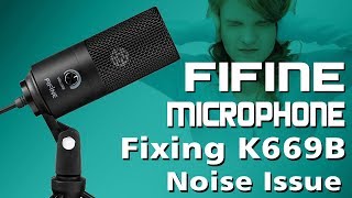 FIFINE Gaming USB Microphone K669B Noise Fixing [upl. by Ferne]