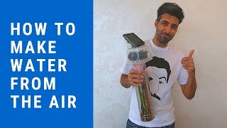 Water from the air Homemade atmospheric water generator AWG [upl. by Alemak477]