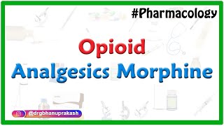 Opioid Analgesics Morphine Pharmacology by Dr Rajesh Gubba [upl. by Sirob]