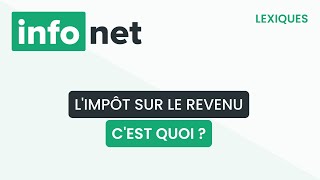 Limpôt sur le revenu cest quoi  définition aide lexique tuto explication [upl. by Lehacim]