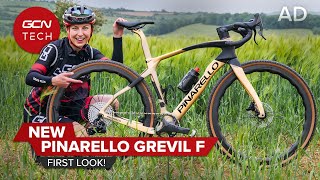 New Pinarello Gravel Racing Machine  Grevil F First Look [upl. by Nyrual495]