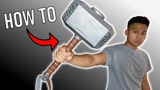 How to make MJOLNIR  DIY Thor’s Hammer [upl. by Leelahk]