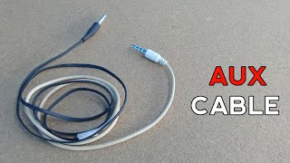 How to Make AUX Cable From Earphones At Home  DIY AUX Cable [upl. by Boucher86]