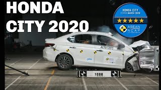 HONDA CITY 5th Gen Crash Test Result  ASEAN NCAP  Indiabound CITY [upl. by Medrek]