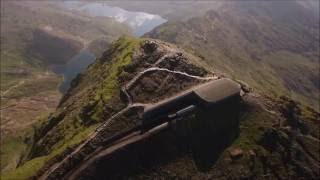 Snowdon Mountain Railway 2016 Drone Footage [upl. by Annij245]