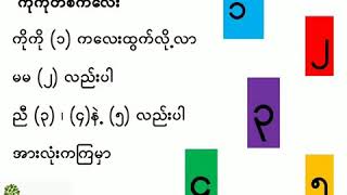 KG Myanmar Song ကိုကိုတစ်ကလေးကဗျာ teacherhtet nurseryrhymes kidssong [upl. by Stromberg]