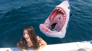 12 Shocking Shark Attacks Caught On Camera [upl. by Anan]