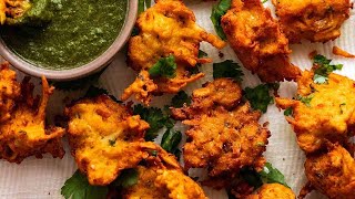 Pakora Indian Vegetable Fritters [upl. by Urbano]