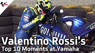 Valentino Rossis Top 10 Moments at Yamaha Factory Racing [upl. by Erin968]