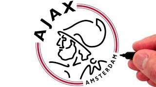 How to Draw the AFC AJAX Logo [upl. by Shirley]