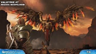 God of War  All Valkyrie Locations Guide Chooser of the Slain Trophy Walkthrough [upl. by Yrelbmik]