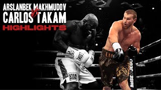 Arslanbek Makhmudov vs Carlos Takam  HIGHLIGHTS [upl. by Gnay]