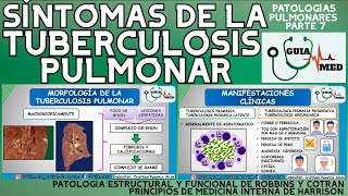 TUBERCULOSIS PULMONAR SÍNTOMAS GuiaMed [upl. by Carlton]