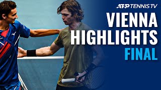 Lorenzo Sonego vs Andrey Rublev  Vienna 2020 Final Highlights [upl. by Gem839]