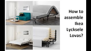 How to assemble Ikea Lycksele Lovas [upl. by Ahsahtan]