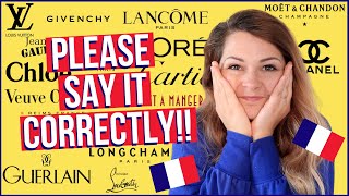 20 French Brands YOU Pronounce Wrong commonly mispronounced French Brands [upl. by Celinka801]