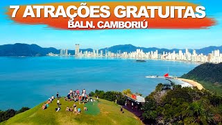 7 ATRAÇÕES GRATUITAS em BALNEÁRIO CAMBORIÚ  Conheça pontos turísticos SEM GASTAR NADA [upl. by Hgielac]