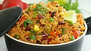 Mexican Rice Recipe  Easy One Pot Meal  How To Make Mexican Rice  Kanaks Kitchen [upl. by Mcevoy]