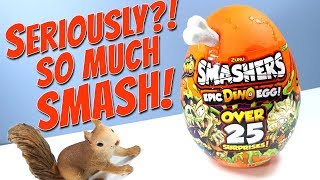 SMASHERS Series 3 Epic Dino Egg Over 25 Surprises ZURU [upl. by Angelina97]