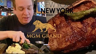 BEST Las Vegas Steak Gallaghers New York Strip vs TAP [upl. by Miharbi410]