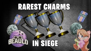 10 RAREST CHARMS EVER IN SIEGE [upl. by Trebma]