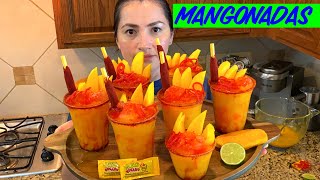 Hagamos mangonadas con chamoy 😱😍 [upl. by Namus]