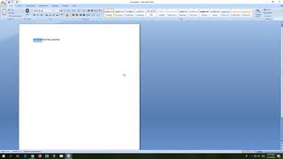 How to automatically Capitalize First Word of a sentence MS Word 2007 [upl. by Okemak]