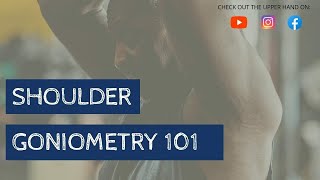 Shoulder Range of Motion Goniometry [upl. by Morse]