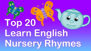 TOP 20 LEARN ENGLISH NURSERY RHYMES  Compilation  Nursery Rhymes TV  English Songs For Kids [upl. by Benny387]