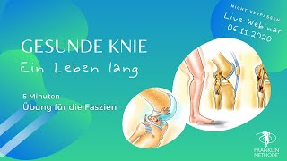 Knieschmerzen auflösen  5 Min Faszienübung [upl. by Annehs]