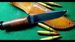 USN MK1 KaBar knife One year in review [upl. by Yirinec]