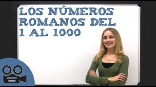 Los números romanos del 1 al 1000 [upl. by Ablasor]