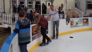 Learning to Ice Skate FAIL [upl. by Rolando200]