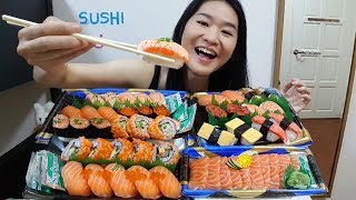 Sushi amp Sashimi • Mukbang • Eating Show [upl. by Arhoz]