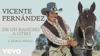 Vicente Fernández  A Duras Penas Cover Audio [upl. by Elag]